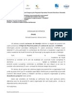 Scrisoare de Intentie Erasmus | PDF