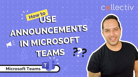 How To Use Announcements In Microsoft Teams Youtube