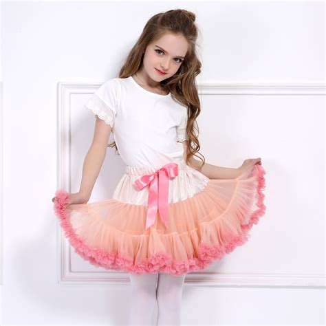 Elegant Baby Girls Ball Gown Tutu Skirts Fluffy Kids Ballet Pettiskirt 20a