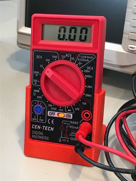 Download Free Scad File Single Multimeter Stand Model To 3d Print ・ Cults