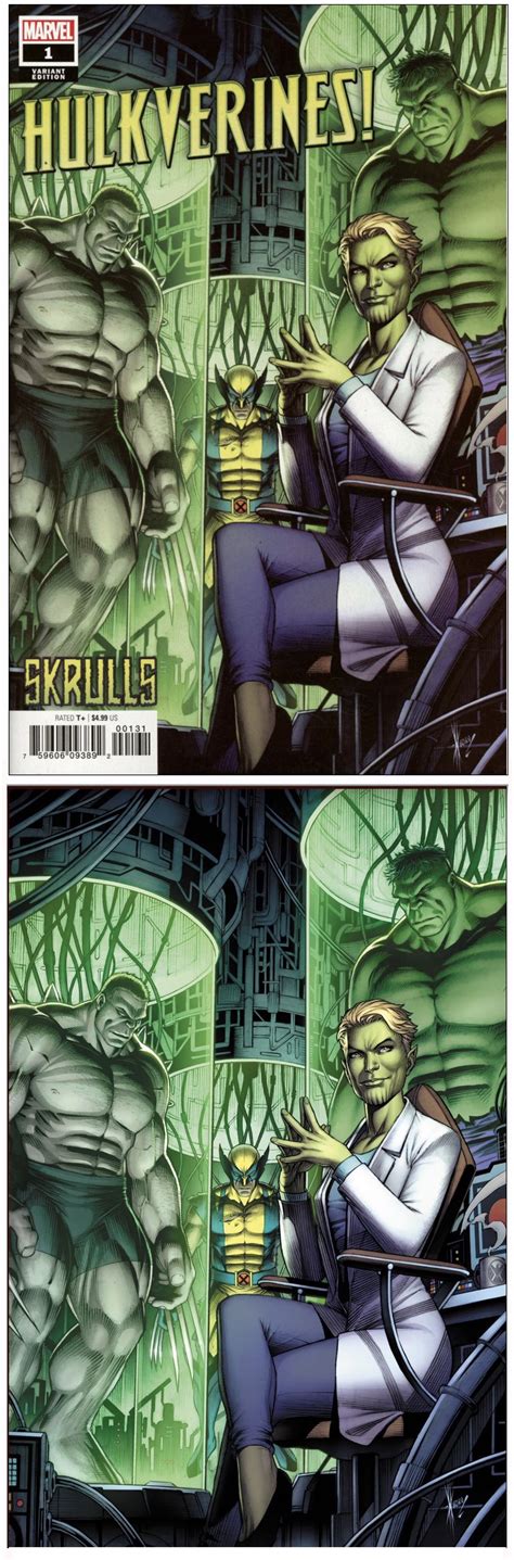 Dale Keown Hulkverines 1 Variant April 2019 Marvel Comics Cover