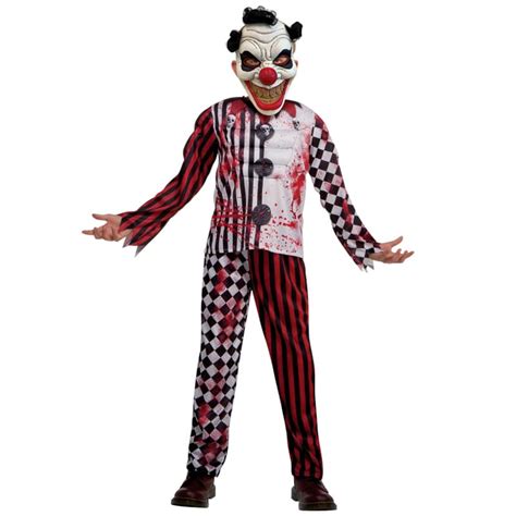 Kids Scary Clown Halloween Costume Ages 5 10 Halloween Bandm