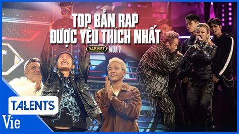 Những Bản Rap được Yêu Thích Nhất Rap ViỆt MÙa 2 Rap Việt Best
