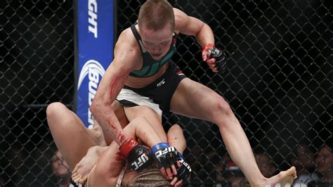 Ufc Fight Night Results Rose Namajunas Dominates A Resilient Paige