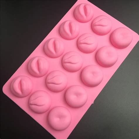 Funny Sex Ass Lip Silicone Cake Mold Holes Ice Cube Tray Diy Silicone Chocolate Molds Soap