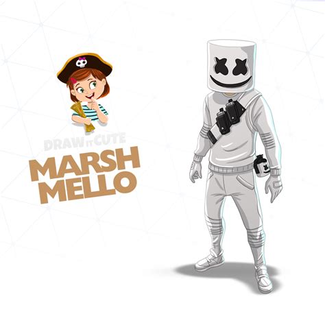 Our 3 month old daughter simone is wearing the costume. how to draw dj marshmello Archives - Draw it cute
