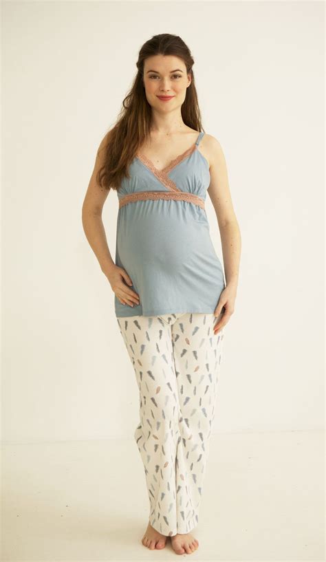 Plume Nursing Cami And Pant Set Maternity Nursing Pajamas Maternity Pajamas Nursing Pajama Set