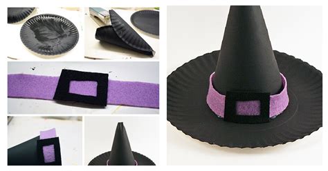 Easy Diy Paper Plate Witchs Hat Craft Kids Activities Blog
