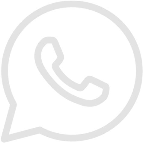 White Whatsapp Logo Png Transparent Background Png