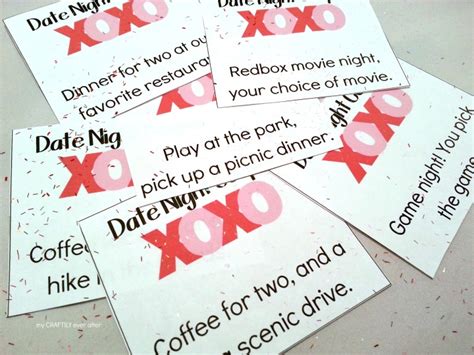 Printable Valentines Date Night Coupons My Craftily Ever After