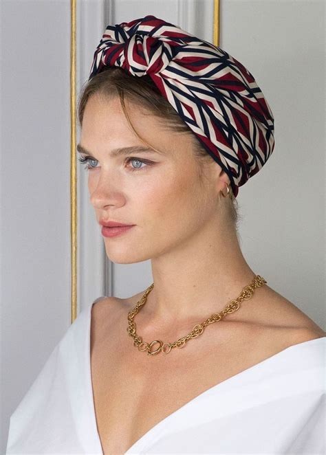 Le bandana turban à nouer Indira de Paris Accessoires de tête