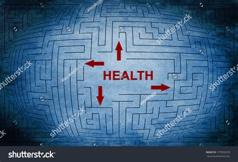 Health Maze Concept Stock Illustration 177833018 | Shutterstock