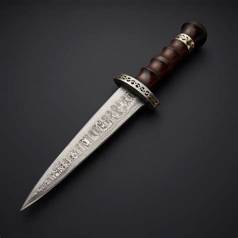 Damascus Dirk Dagger Bk0264 Black Forge Knives Touch Of Modern