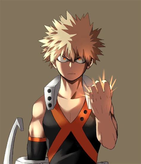 Boku No Hero Academia Katsuki Bakugou Anime Personagens De Anime