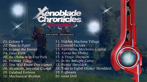 Xenoblade Chronicles Definitive Edition Soundtrack Youtube