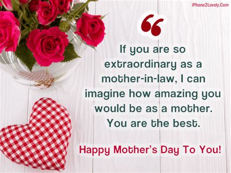 Cute Mothers Day Quotes Saying From Son In Law Quotessquare