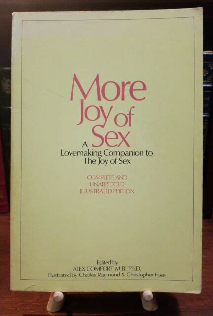 More Joy Of Sex By Alex Comfort 1975 Trade Paperback For Sale Online Ebay