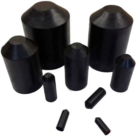 12 Heat Shrink End Cap 1 Piece Black Cable Sleeves Amazon Canada