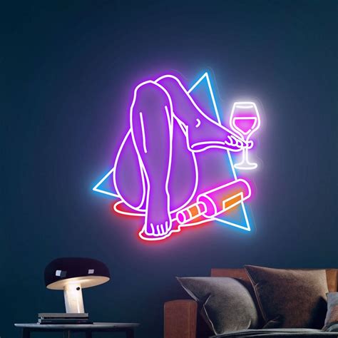 Sex Legs Neon Sign Beauty Drunk Wall Neon Sign Nude Body Shape Bedding