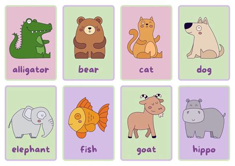 Top 144 How To Make Animal Flash Cards