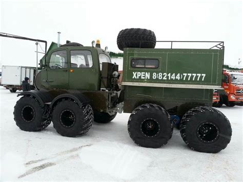 Russian 8x8 Articulated All Terrain Vehicle By Futurewgworker On