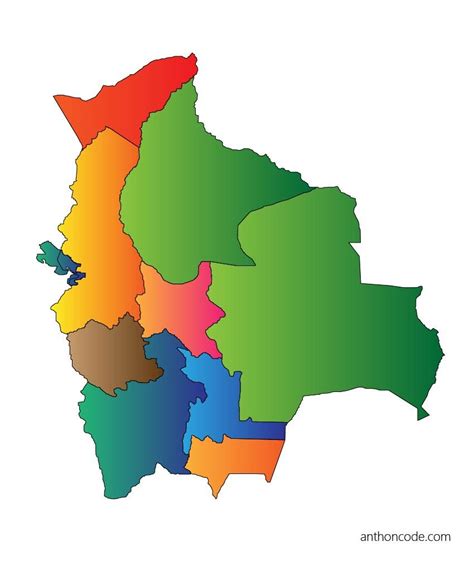 Mapa De Bolivia Para Colorear Con Nombres Hamli