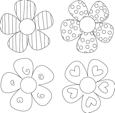 diy flower tutorials    flower template