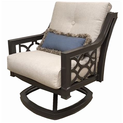 Garrison waterproof outdoor patio swivel lounge chair cover, 37.5 in. Home Decorators Collection Richmond Hill Swivel Aluminum ...
