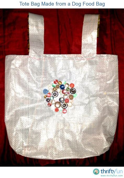 A dog should be maintained in good body condition and not allowed to become overweight. Making a Tote Bag from a Dog Food Bag | Pretty tote bags ...