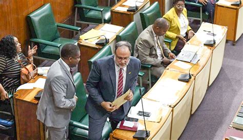 Jamaica Finance Ministers Derogatory Comment Triggers Opposition Walkout Of Parliament