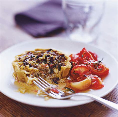 Cep And Fennel Tartlets With Roasted Plum Food And Travel Magazine