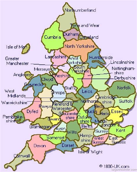 30 England Map Cities And Counties Background Wallpaper Assistant