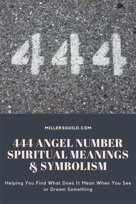 Why Do I Keep Seeing 444 Angel Number Spiritual Meanings And Symbolism