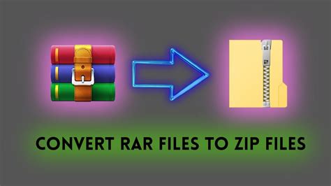 How To Convert Rar File To Zip File Youtube