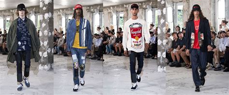 Junya Watanabe Man Ss23 A Journey Through Pop Americana Hervia