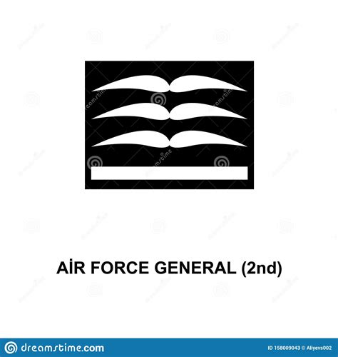 Us Air Force Rank Insignia Fabric Texture Vector Illustration