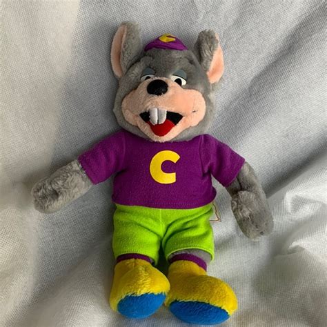 Vintage Show Biz Chuck E Cheese Plush Toy Etsy Chuck E Cheese Images