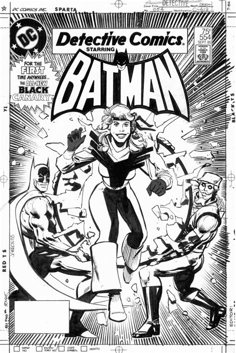 Klaus Janson 1985 Detective Comics 554 Cover