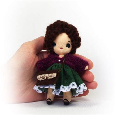Miniature Cloth Doll Tiny Rag Doll Small Cotton Doll Handmade