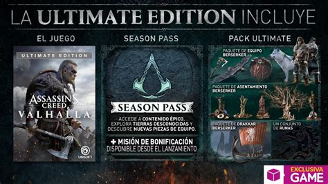 Game Muestra Las Ediciones Exclusivas De Assassins Creed Valhalla