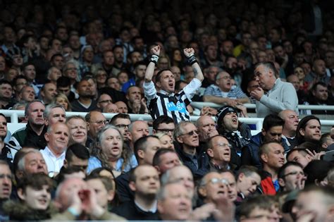 In Pictures Newcastle United Fans Celebrations And Relief At Premier