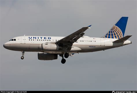 N808ua United Airlines Airbus A319 131 Photo By Marcel Hohl Id 491703
