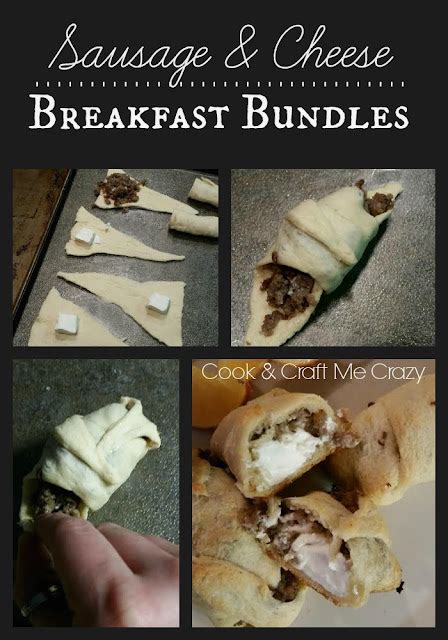 Cook And Craft Me Crazy Sausage And Cheese Breakfast Bundles