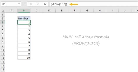 Excel Multi Cell Array Formula Exceljet