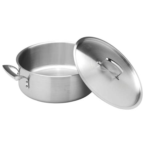 Browne Thermalloy 15 Qt Stainless Steel Brazier 14dia X 5 12h