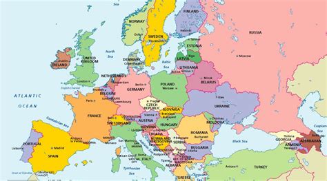 Mapa De Europa En Mapas Del Continente Europeo En Imagenes Images EFE