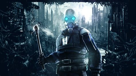 Download Gas Mask Half Life Video Game Half Life 2 Half Life 2 Hd Wallpaper