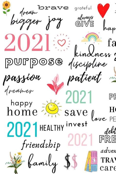 15 Inspiring 2021 Vision Board Ideas Free Printables For Your Vision