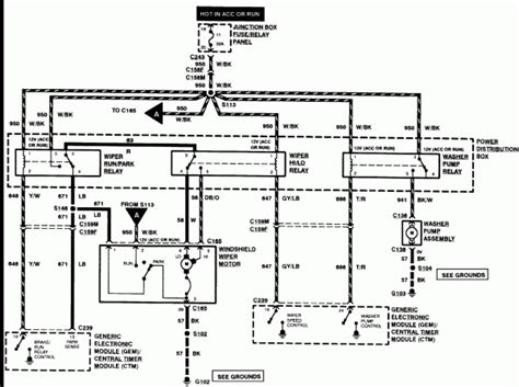 I am now experiencing this, first it was intermittent, now not working, no noise from the dash area. Windshield Wiper Motor Wiring Diagram