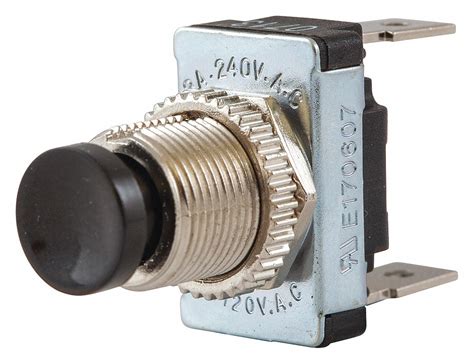 Hubbell Wiring Device Kellems Spst Miniature Push Button Switch Off